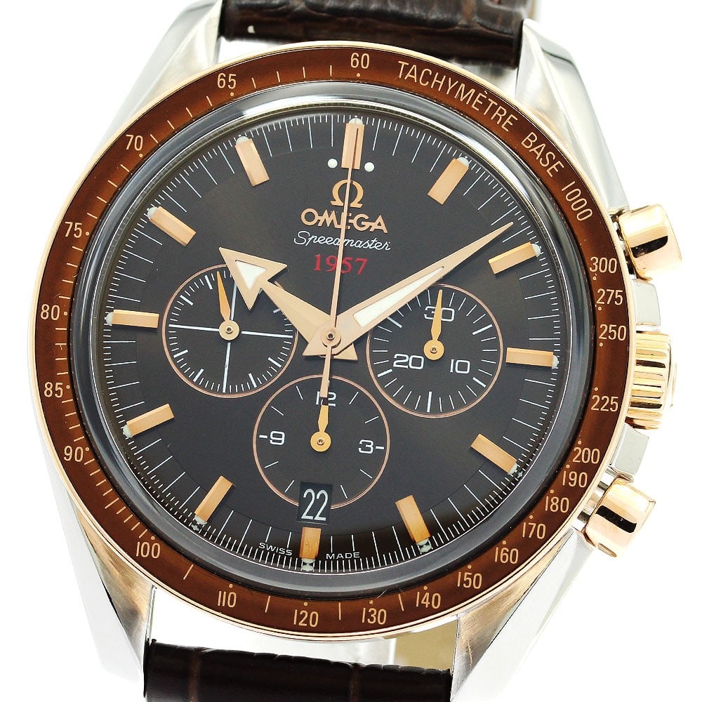 OMEGA Speedmaster Broad Arrow Date Co Axial Men's Wristwatch (1 of 6)