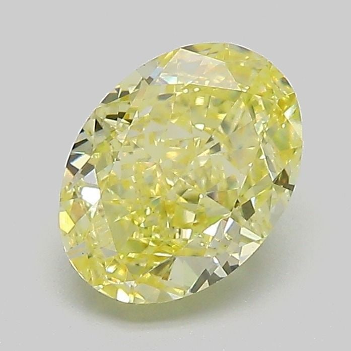 Loose Diamond - OVAL 1.56ct Fancy Intense Yellow VS1: Loose Diamond - OVAL 1.56ct Fancy Intense Yellow VS1 Source: This is a real non-mined Diamond that has been grown in a lab Shape: OVAL Carats: 1.56 Color: Fancy Intense Yellow Certification: IGI Video