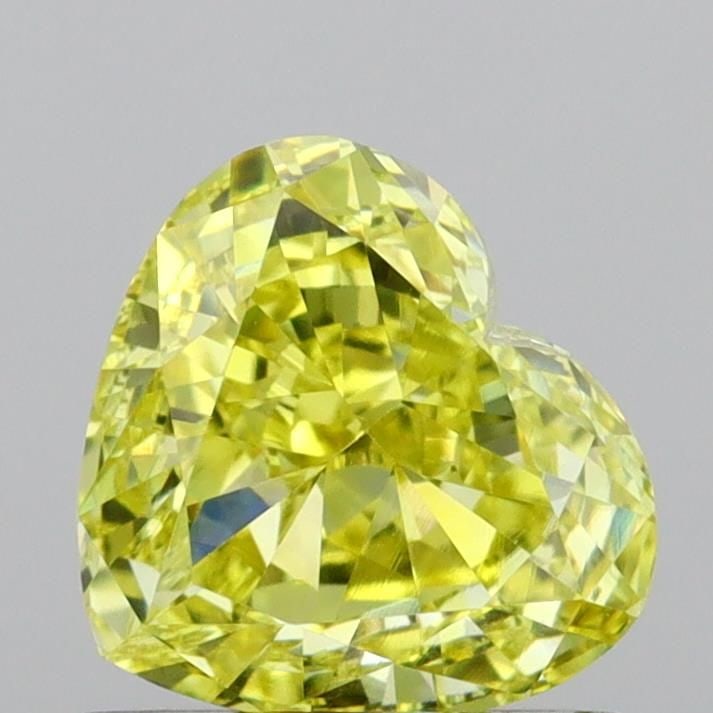 Loose Diamond - HEART 1.12ct Fancy Intense Yellow VS1: Loose Diamond - HEART 1.12ct Fancy Intense Yellow VS1 Source: This is a real non-mined Diamond that has been grown in a lab Shape: HEART Carats: 1.12 Color: Fancy Intense Yellow Certification: IGI Vid