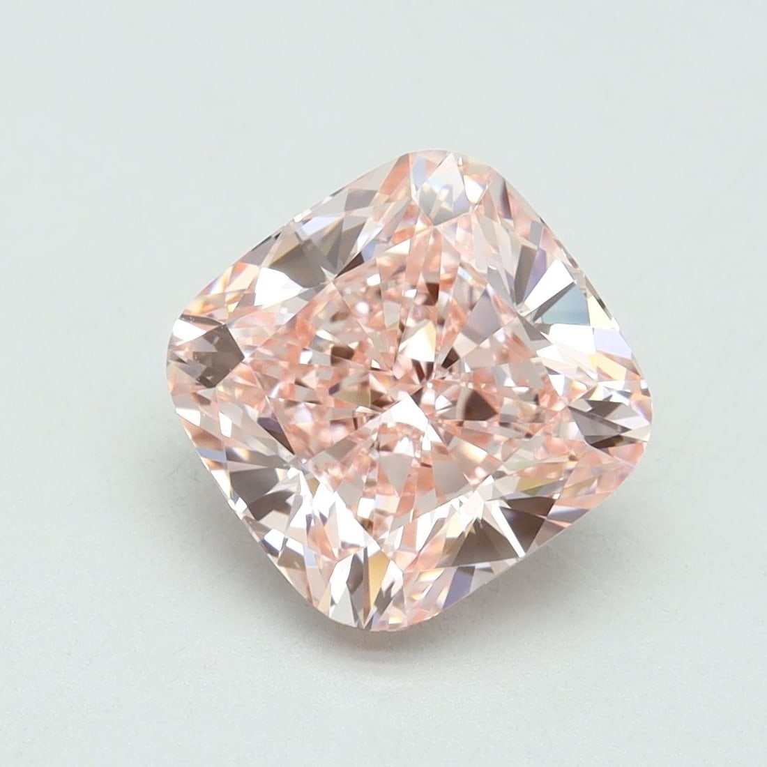 Loose Diamond - CUSHION BRILLIANT 3.05ct Fancy Intense Pink VS1: Loose Diamond - CUSHION BRILLIANT 3.05ct Fancy Intense Pink VS1 Source: This is a real non-mined Diamond that has been grown in a lab Shape: CUSHION BRILLIANT Carats: 3.05 Color: Fancy Intense Pink Ce
