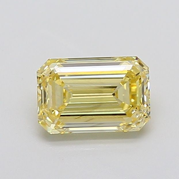 Loose Diamond - EMERALD 2.04ct Fancy Yellow SI1: Loose Diamond - EMERALD 2.04ct Fancy Yellow SI1 Source: This is a real non-mined Diamond that has been grown in a lab Shape: EMERALD Carats: 2.04 Color: Fancy Yellow Certification: IGI Video: