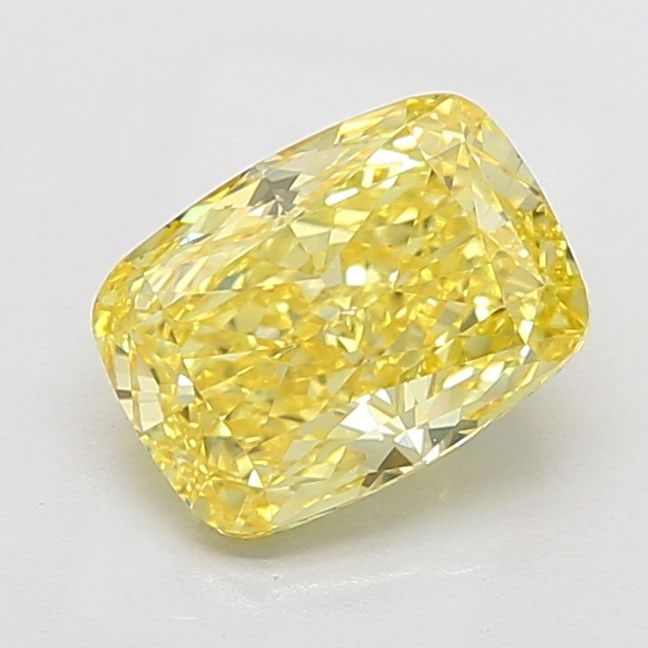 Loose Diamond - CUSHION MODIFIED 3.51ct Fancy Intense Yellow VS1: Loose Diamond - CUSHION MODIFIED 3.51ct Fancy Intense Yellow VS1 Source: This is a real non-mined Diamond that has been grown in a lab Shape: CUSHION MODIFIED Carats: 3.51 Color: Fancy Intense Yellow 