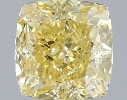 Loose Diamond - CUSHION MODIFIED 1.03ct Fancy Intense Yellow VVS2: Loose Diamond - CUSHION MODIFIED 1.03ct Fancy Intense Yellow VVS2 Source: This is a real non-mined Diamond that has been grown in a lab Shape: CUSHION MODIFIED Carats: 1.03 Color: Fancy Intense Yellow