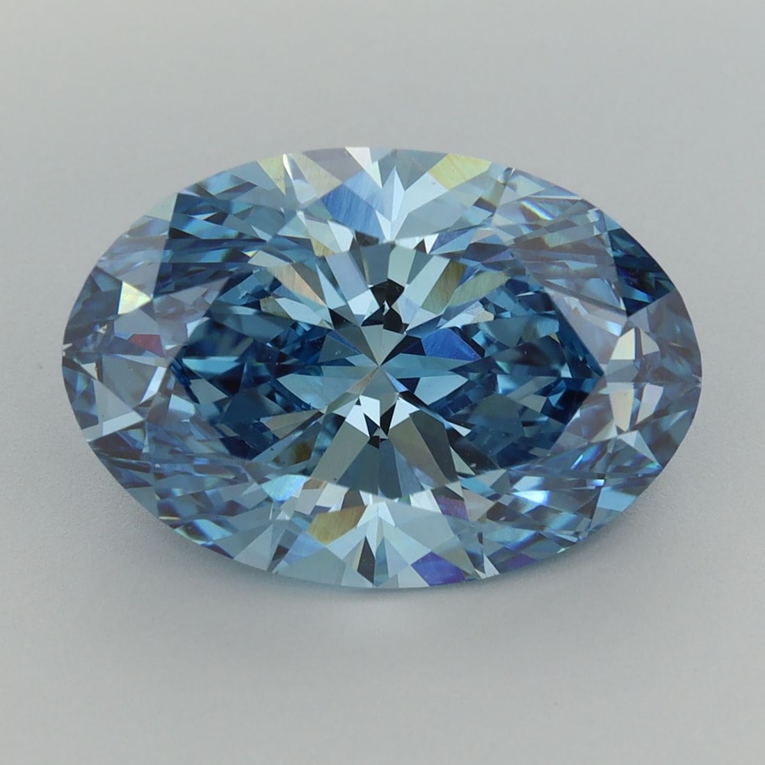 Loose Diamond - OVAL 6.52ct Fancy Vivid Blue VS1 (1 of 1)