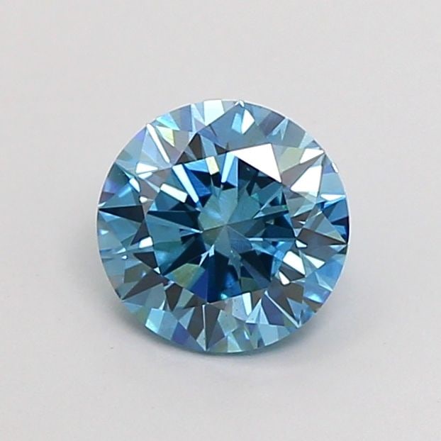 Loose Diamond - ROUND 1.02ct Fancy Vivid Blue SI1: Loose Diamond - ROUND 1.02ct Fancy Vivid Blue SI1 Source: This is a real non-mined Diamond that has been grown in a lab Shape: ROUND Carats: 1.02 Color: Fancy Vivid Blue Certification: IGI Video: