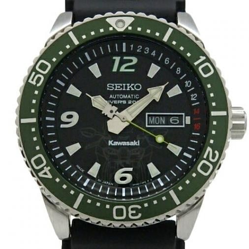 Seiko 5 Sports ZX-10R Mechanical Men's Wristwatch Japan: Seiko 5 Sports ZX-10R Mechanical Men's Wristwatch Japan This Seiko 5 Sports Mechanical wristwatch is designed for men and features the Kawasaki Ninja ZX-10R SZEL009 model. Powered by a mechanical move