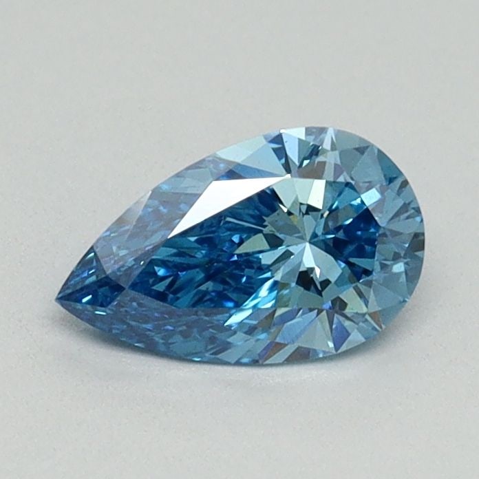 Loose Diamond - PEAR 0.54ct Fancy Blue VS2: Loose Diamond - PEAR 0.54ct Fancy Blue VS2 Source: This is a real non-mined Diamond that has been grown in a lab Shape: PEAR Carats: 0.54 Color: Fancy Blue Certification: NONE Video: