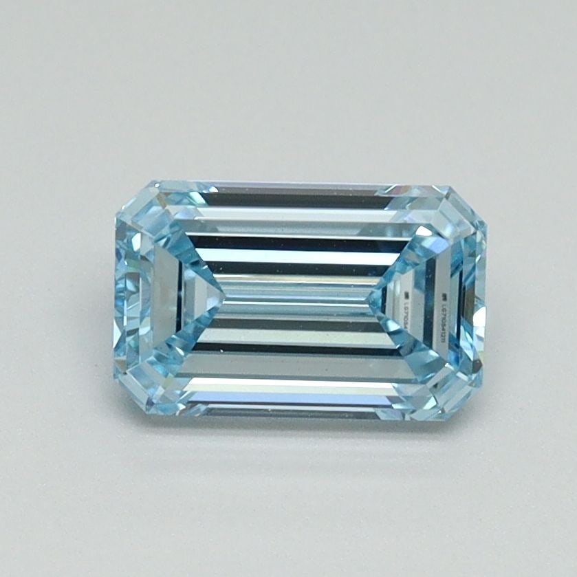 Loose Diamond - EMERALD 1.02ct Fancy Vivid Blue VS1: Loose Diamond - EMERALD 1.02ct Fancy Vivid Blue VS1 Source: This is a real non-mined Diamond that has been grown in a lab Shape: EMERALD Carats: 1.02 Color: Fancy Vivid Blue Certification: IGI Video: