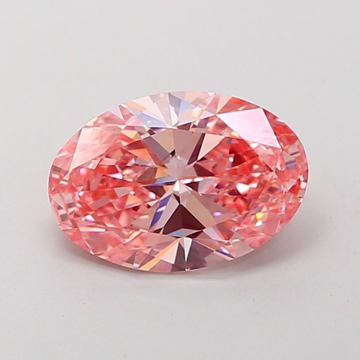 Loose Diamond - OVAL 1.8ct Fancy Vivid Pink VVS2: Loose Diamond - OVAL 1.8ct Fancy Vivid Pink VVS2 Source: This is a real non-mined Diamond that has been grown in a lab Shape: OVAL Carats: 1.8 Color: Fancy Vivid Pink Certification: IGI Video: