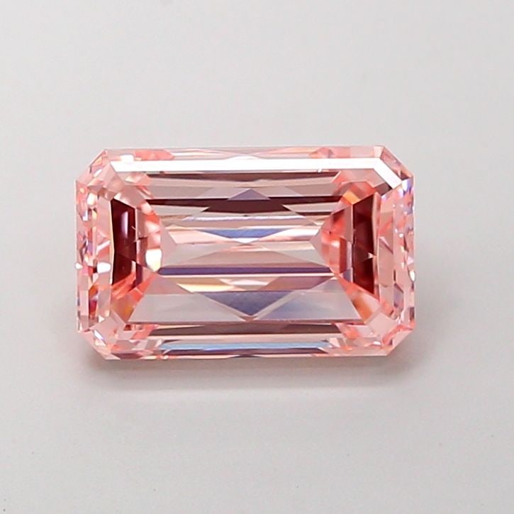 Loose Diamond - EMERALD 3.0ct Fancy Intense Pink VS1: Loose Diamond - EMERALD 3.0ct Fancy Intense Pink VS1 Source: This is a real non-mined Diamond that has been grown in a lab Shape: EMERALD Carats: 3.0 Color: Fancy Intense Pink Certification: IGI Video