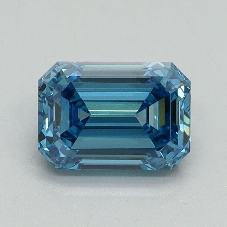 Loose Diamond - EMERALD 1.12ct Fancy Vivid Blue VS1: Loose Diamond - EMERALD 1.12ct Fancy Vivid Blue VS1 Source: This is a real non-mined Diamond that has been grown in a lab Shape: EMERALD Carats: 1.12 Color: Fancy Vivid Blue Certification: IGI Video: