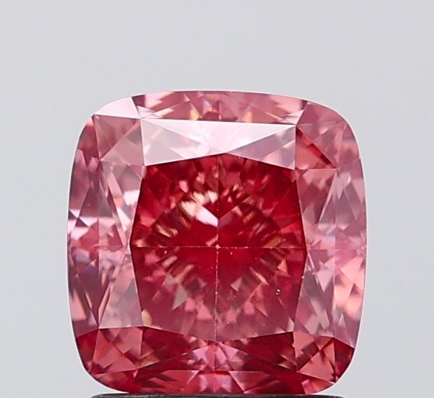 Loose Diamond - CUSHION MODIFIED 2.11ct Fancy Vivid Pink VS1: Loose Diamond - CUSHION MODIFIED 2.11ct Fancy Vivid Pink VS1 Source: This is a real non-mined Diamond that has been grown in a lab Shape: CUSHION MODIFIED Carats: 2.11 Color: Fancy Vivid Pink Certific