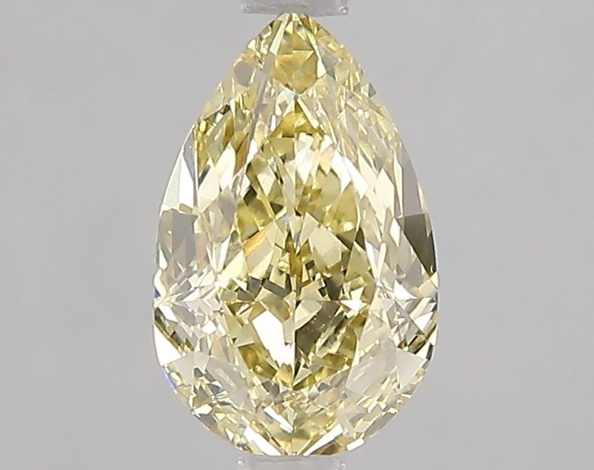 Loose Diamond - PEAR 1.58ct Fancy Yellow VVS2: Loose Diamond - PEAR 1.58ct Fancy Yellow VVS2 Source: This is a real non-mined Diamond that has been grown in a lab Shape: PEAR Carats: 1.58 Color: Fancy Yellow Certification: IGI Video:
