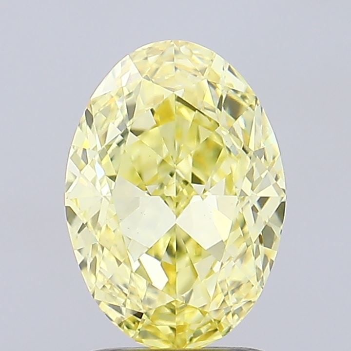 Loose Diamond - OVAL 2.02ct Fancy Intense Yellow VVS2: Loose Diamond - OVAL 2.02ct Fancy Intense Yellow VVS2 Source: This is a real non-mined Diamond that has been grown in a lab Shape: OVAL Carats: 2.02 Color: Fancy Intense Yellow Certification: IGI Vide
