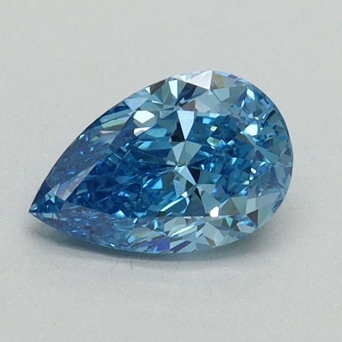 Loose Diamond - PEAR 0.71ct Fancy Vivid Blue VVS2: Loose Diamond - PEAR 0.71ct Fancy Vivid Blue VVS2 Source: This is a real non-mined Diamond that has been grown in a lab Shape: PEAR Carats: 0.71 Color: Fancy Vivid Blue Certification: IGI Video:
