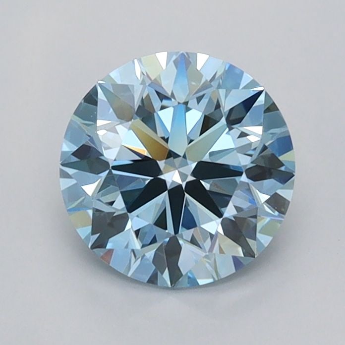 Ideal Loose Diamond - ROUND 1.01ct Fancy Vivid Blue VVS1: Ideal Loose Diamond - ROUND 1.01ct Fancy Vivid Blue VVS1 Source: This is a real non-mined Diamond that has been grown in a lab Shape: ROUND Carats: 1.01 Color: Fancy Vivid Blue Certification: IGI Vide