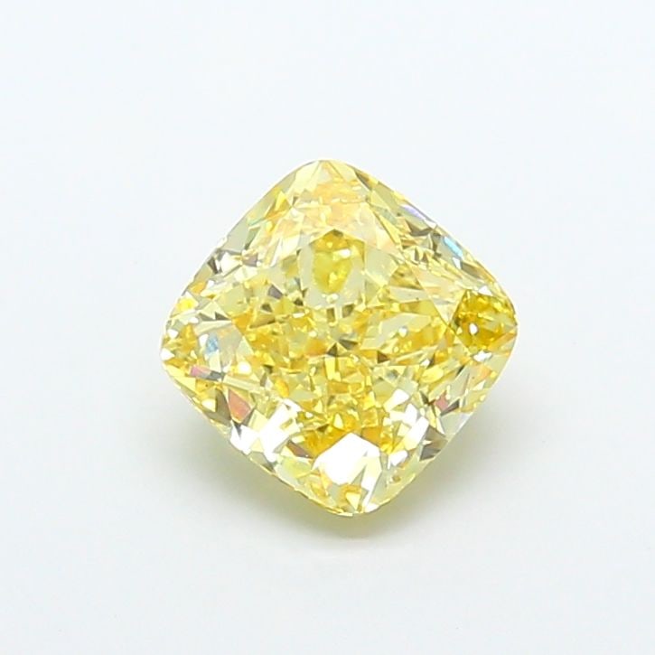 Loose Diamond - CUSHION MODIFIED 3.0ct Fancy Intense Yellow VS1: Loose Diamond - CUSHION MODIFIED 3.0ct Fancy Intense Yellow VS1 Source: This is a real non-mined Diamond that has been grown in a lab Shape: CUSHION MODIFIED Carats: 3.0 Color: Fancy Intense Yellow Ce