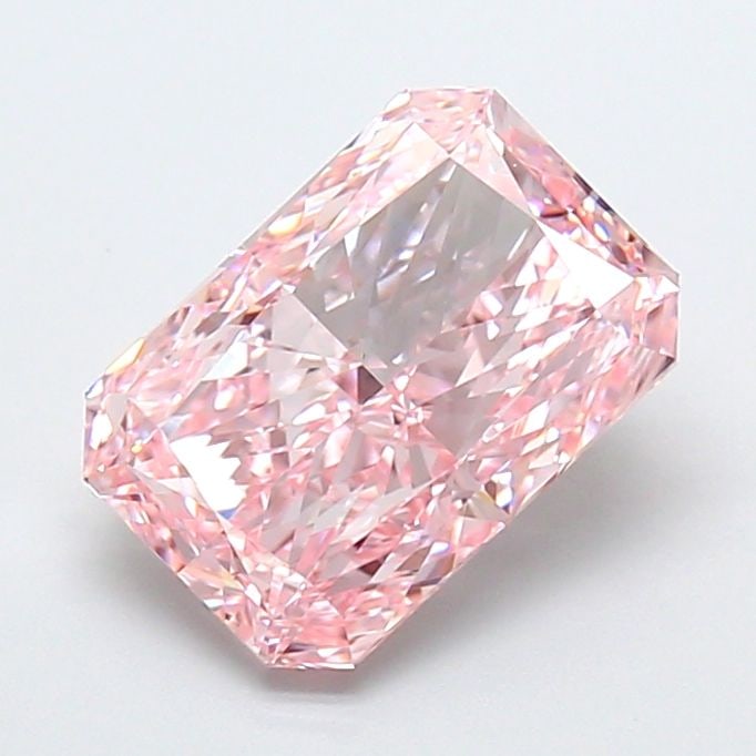 Loose Diamond - RADIANT 3.01ct Fancy Intense Pink VVS2: Loose Diamond - RADIANT 3.01ct Fancy Intense Pink VVS2 Source: This is a real non-mined Diamond that has been grown in a lab Shape: RADIANT Carats: 3.01 Color: Fancy Intense Pink Certification: IGI Vi