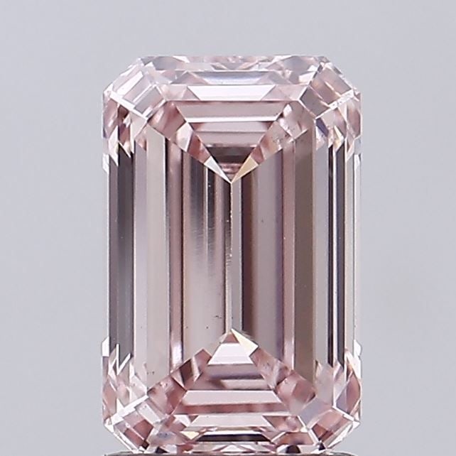Loose Diamond - EMERALD 1.79ct Fancy Intense Pink VS2: Loose Diamond - EMERALD 1.79ct Fancy Intense Pink VS2 Source: This is a real non-mined Diamond that has been grown in a lab Shape: EMERALD Carats: 1.79 Color: Fancy Intense Pink Certification: IGI Vid