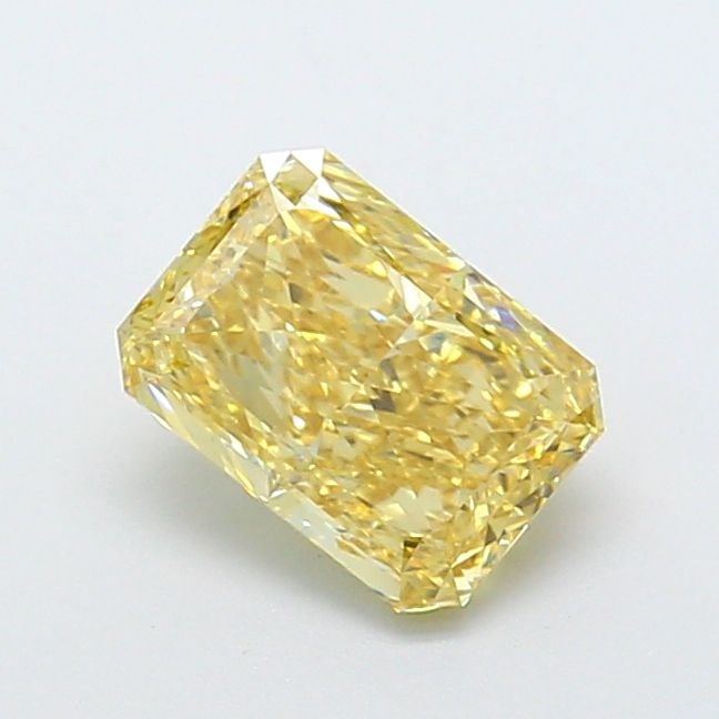 Loose Diamond - RADIANT 1.23ct Fancy Vivid Yellow VS1: Loose Diamond - RADIANT 1.23ct Fancy Vivid Yellow VS1 Source: This is a real non-mined Diamond that has been grown in a lab Shape: RADIANT Carats: 1.23 Color: Fancy Vivid Yellow Certification: NONE Vi