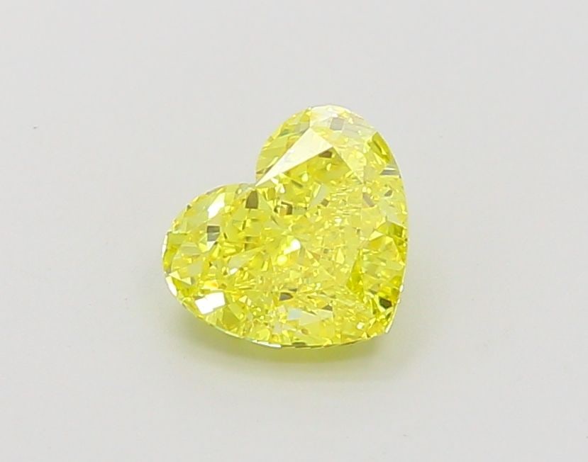 Loose Diamond - HEART 1.23ct Fancy Vivid Yellow VVS2: Loose Diamond - HEART 1.23ct Fancy Vivid Yellow VVS2 Source: This is a real non-mined Diamond that has been grown in a lab Shape: HEART Carats: 1.23 Color: Fancy Vivid Yellow Certification: IGI