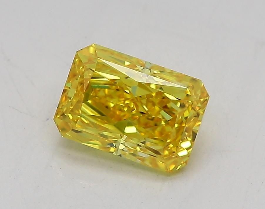 Loose Diamond - RADIANT 1.05ct Fancy Intense Yellow VS1: Loose Diamond - RADIANT 1.05ct Fancy Intense Yellow VS1 Source: This is a real non-mined Diamond that has been grown in a lab Shape: RADIANT Carats: 1.05 Color: Fancy Intense Yellow Certification: IGI