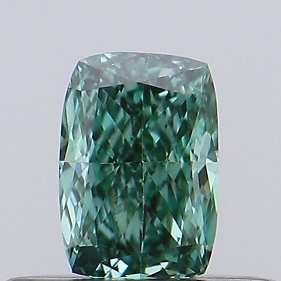 Loose Diamond - CUSHION BRILLIANT 0.22ct Fancy Vivid Green VS1: Loose Diamond - CUSHION BRILLIANT 0.22ct Fancy Vivid Green VS1 Source: This is a real non-mined Diamond that has been grown in a lab Shape: CUSHION BRILLIANT Carats: 0.22 Color: Fancy Vivid Green Cert
