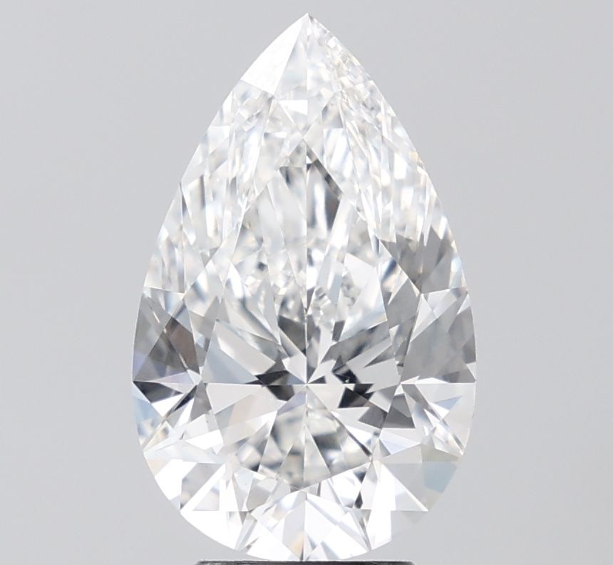 Loose Diamond - PEAR 2.54ct E VVS2: Loose Diamond - PEAR 2.54ct E VVS2 Source: This is a real non-mined Diamond that has been grown in a lab Shape: PEAR Carats: 2.54 Color: E Clarity: VVS2 Certification: IGI Video: