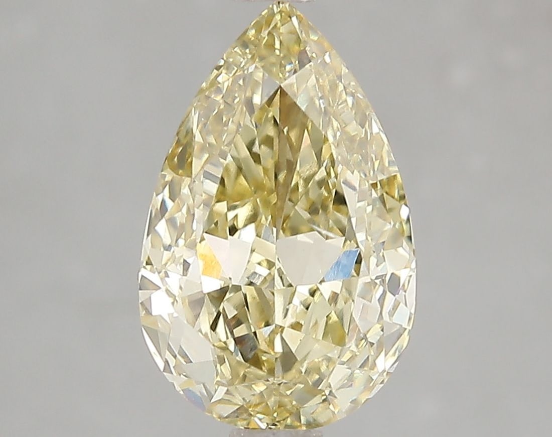Loose Diamond - PEAR 3.01ct Fancy Yellow SI1: Loose Diamond - PEAR 3.01ct Fancy Yellow SI1 Source: This is a real non-mined Diamond that has been grown in a lab Shape: PEAR Carats: 3.01 Color: Fancy Yellow Certification: IGI Video: