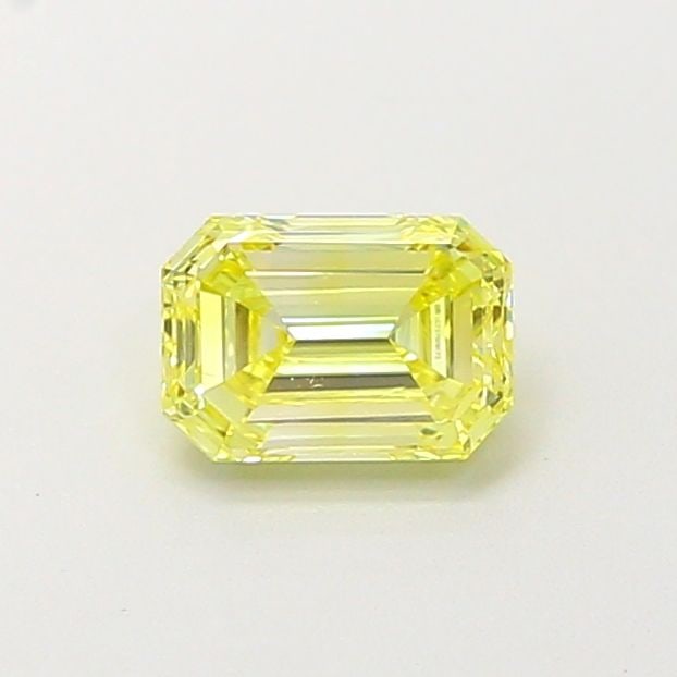 Loose Diamond - EMERALD 0.5ct Fancy Intense Yellow VS1: Loose Diamond - EMERALD 0.5ct Fancy Intense Yellow VS1 Source: This is a real non-mined Diamond that has been grown in a lab Shape: EMERALD Carats: 0.5 Color: Fancy Intense Yellow Certification: IGI V