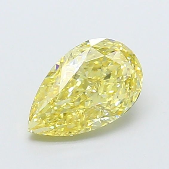 Loose Diamond - PEAR 1.26ct Fancy Intense Yellow VS2: Loose Diamond - PEAR 1.26ct Fancy Intense Yellow VS2 Source: This is a real non-mined Diamond that has been grown in a lab Shape: PEAR Carats: 1.26 Color: Fancy Intense Yellow Certification: IGI Video