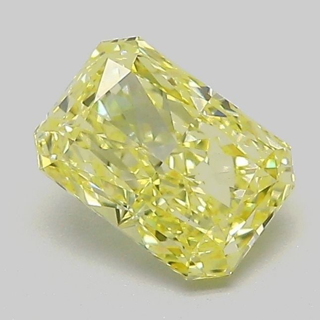 Loose Diamond - RADIANT 1.03ct Fancy Yellow VVS2: Loose Diamond - RADIANT 1.03ct Fancy Yellow VVS2 Source: This is a real non-mined Diamond that has been grown in a lab Shape: RADIANT Carats: 1.03 Color: Fancy Yellow Certification: IGI Video: