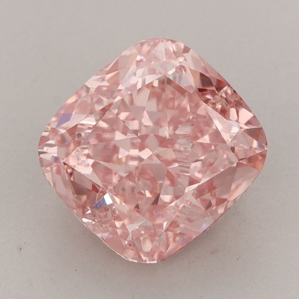 Loose Diamond - CUSHION MODIFIED 4.19ct Fancy Vivid Pink VS1: Loose Diamond - CUSHION MODIFIED 4.19ct Fancy Vivid Pink VS1 Source: This is a real non-mined Diamond that has been grown in a lab Shape: CUSHION MODIFIED Carats: 4.19 Color: Fancy Vivid Pink Certific