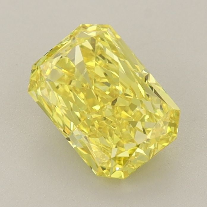Loose Diamond - RADIANT 1.14ct Fancy Vivid Yellow VVS2: Loose Diamond - RADIANT 1.14ct Fancy Vivid Yellow VVS2 Source: This is a real non-mined Diamond that has been grown in a lab Shape: RADIANT Carats: 1.14 Color: Fancy Vivid Yellow Certification: IGI Vi