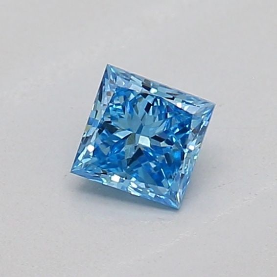 Loose Diamond - PRINCESS 0.17ct Fancy Vivid Blue VVS2: Loose Diamond - PRINCESS 0.17ct Fancy Vivid Blue VVS2 Source: This is a real non-mined Diamond that has been grown in a lab Shape: PRINCESS Carats: 0.17 Color: Fancy Vivid Blue Certification: IGI The