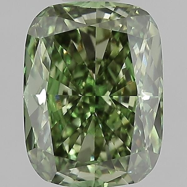 Loose Diamond - CUSHION MODIFIED 2.8ct Fancy Vivid Green VS1: Loose Diamond - CUSHION MODIFIED 2.8ct Fancy Vivid Green VS1 Source: This is a real non-mined Diamond that has been grown in a lab Shape: CUSHION MODIFIED Carats: 2.8 Color: Fancy Vivid Green Certific