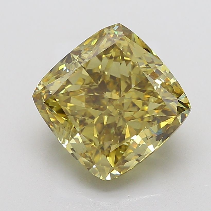 Loose Diamond - CUSHION MODIFIED 7.55ct Fancy Intense Gray Yellow VS1: Loose Diamond - CUSHION MODIFIED 7.55ct Fancy Intense Gray Yellow VS1 Source: This is a real non-mined Diamond that has been grown in a lab Shape: CUSHION MODIFIED Carats: 7.55 Color: Fancy Intense Gr