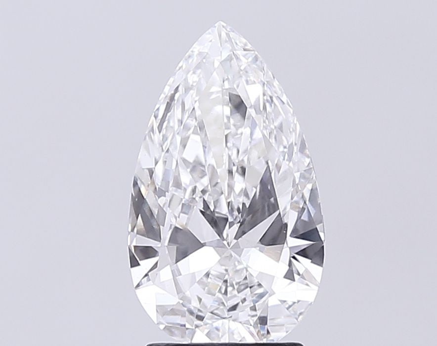 Loose Diamond - PEAR 2.3ct E VVS2: Loose Diamond - PEAR 2.3ct E VVS2 Source: This is a real non-mined Diamond that has been grown in a lab Shape: PEAR Carats: 2.3 Color: E Clarity: VVS2 Certification: IGI Video: