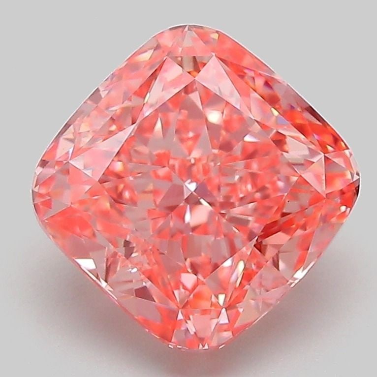 Loose Diamond - CUSHION MODIFIED 3.04ct Fancy Vivid Pink VS1: Loose Diamond - CUSHION MODIFIED 3.04ct Fancy Vivid Pink VS1 Source: This is a real non-mined Diamond that has been grown in a lab Shape: CUSHION MODIFIED Carats: 3.04 Color: Fancy Vivid Pink Certific