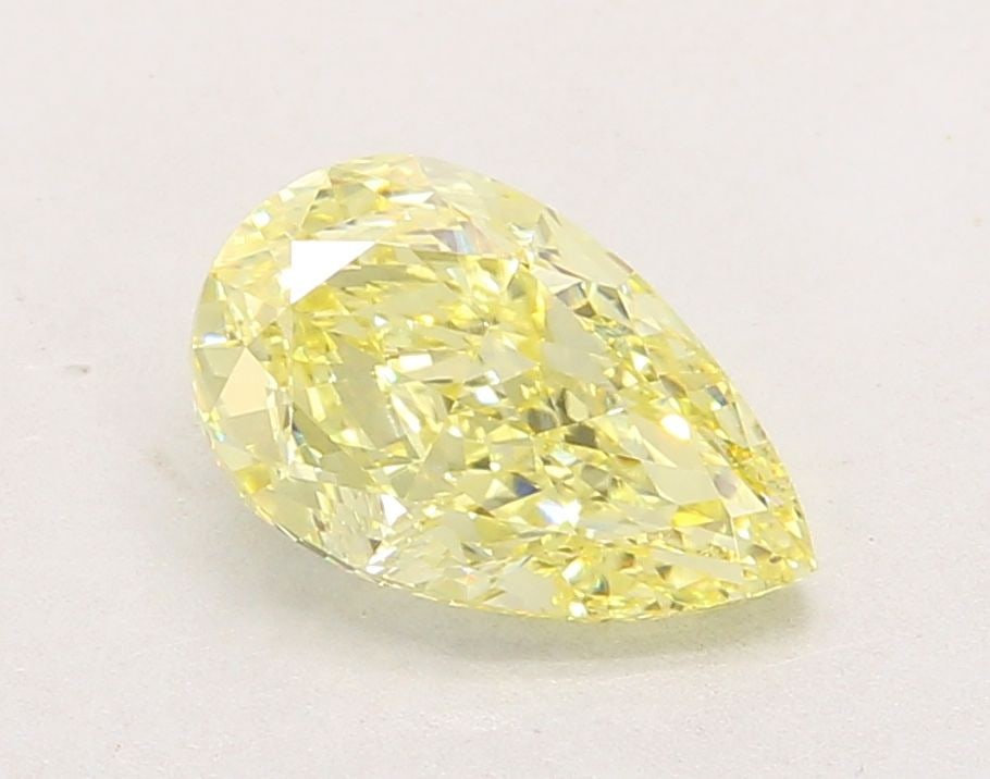 Loose Diamond - PEAR 2.03ct Fancy Yellow VS1: Loose Diamond - PEAR 2.03ct Fancy Yellow VS1 Source: This is a real non-mined Diamond that has been grown in a lab Shape: PEAR Carats: 2.03 Color: Fancy Yellow Certification: IGI Video: