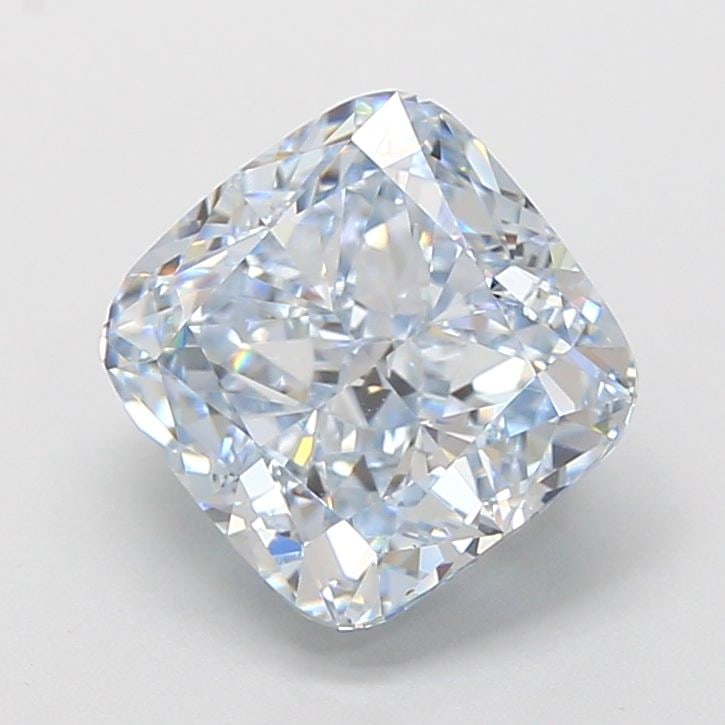 Loose Diamond - CUSHION MODIFIED 3.52ct Fancy Light Blue VVS1: Loose Diamond - CUSHION MODIFIED 3.52ct Fancy Light Blue VVS1 Source: This is a real non-mined Diamond that has been grown in a lab Shape: CUSHION MODIFIED Carats: 3.52 Color: Fancy Light Blue Certifi