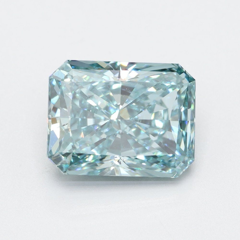 Loose Diamond - RADIANT 1.65ct Fancy Vivid Blue VS1: Loose Diamond - RADIANT 1.65ct Fancy Vivid Blue VS1 Source: This is a real non-mined Diamond that has been grown in a lab Shape: RADIANT Carats: 1.65 Color: Fancy Vivid Blue Certification: IGI Video:
