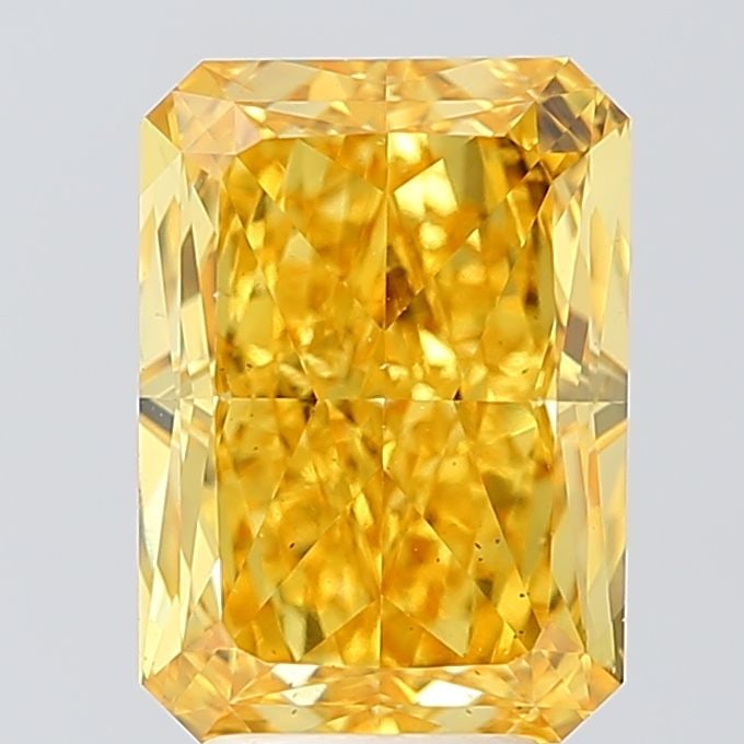 Loose Diamond - RADIANT 5.01ct Fancy Vivid Yellow VS2: Loose Diamond - RADIANT 5.01ct Fancy Vivid Yellow VS2 Source: This is a real non-mined Diamond that has been grown in a lab Shape: RADIANT Carats: 5.01 Color: Fancy Vivid Yellow Certification: IGI Vid