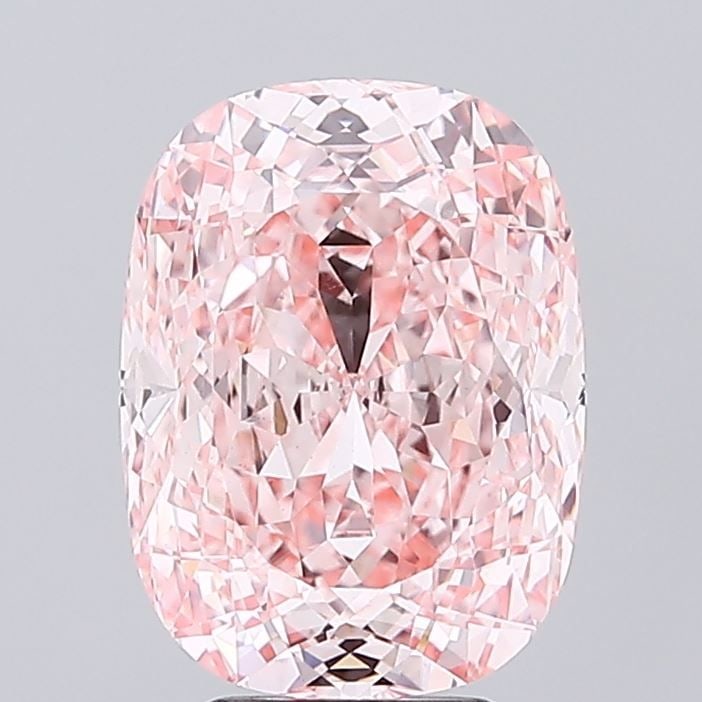 Loose Diamond - CUSHION MODIFIED 5.55ct Fancy Vivid Pink VVS2: Loose Diamond - CUSHION MODIFIED 5.55ct Fancy Vivid Pink VVS2 Source: This is a real non-mined Diamond that has been grown in a lab Shape: CUSHION MODIFIED Carats: 5.55 Color: Fancy Vivid Pink Certifi