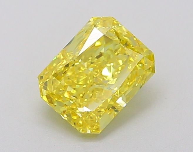 Loose Diamond - RADIANT 1.06ct Fancy Vivid Yellow VS1: Loose Diamond - RADIANT 1.06ct Fancy Vivid Yellow VS1 Source: This is a real non-mined Diamond that has been grown in a lab Shape: RADIANT Carats: 1.06 Color: Fancy Vivid Yellow Certification: IGI Vid