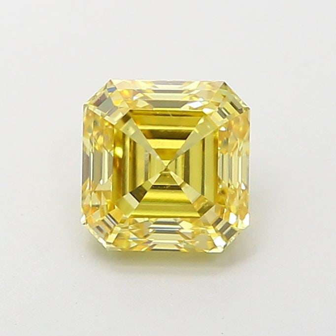 Loose Diamond - ASSCHER 1.01ct Fancy Intense Yellow VS1: Loose Diamond - ASSCHER 1.01ct Fancy Intense Yellow VS1 Source: This is a real non-mined Diamond that has been grown in a lab Shape: ASSCHER Carats: 1.01 Color: Fancy Intense Yellow Certification: IGI