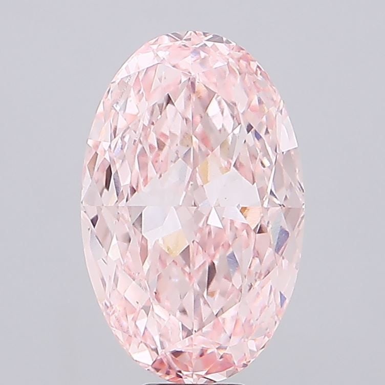 Loose Diamond - OVAL 14.52ct Fancy Intense Pink VS1: Loose Diamond - OVAL 14.52ct Fancy Intense Pink VS1 Source: This is a real non-mined Diamond that has been grown in a lab Shape: OVAL Carats: 14.52 Color: Fancy Intense Pink Certification: IGI Video: