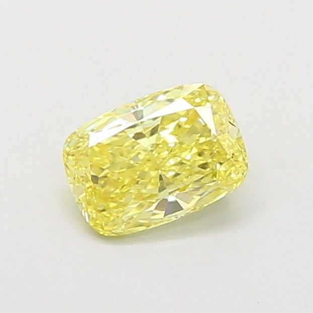 Loose Diamond - CUSHION MODIFIED 1.01ct Fancy Vivid Yellow VS2: Loose Diamond - CUSHION MODIFIED 1.01ct Fancy Vivid Yellow VS2 Source: This is a real non-mined Diamond that has been grown in a lab Shape: CUSHION MODIFIED Carats: 1.01 Color: Fancy Vivid Yellow Cert