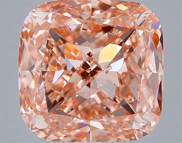 Loose Diamond - CUSHION MODIFIED 4.11ct Fancy Vivid Pink VS1: Loose Diamond - CUSHION MODIFIED 4.11ct Fancy Vivid Pink VS1 Source: This is a real non-mined Diamond that has been grown in a lab Shape: CUSHION MODIFIED Carats: 4.11 Color: Fancy Vivid Pink Certific