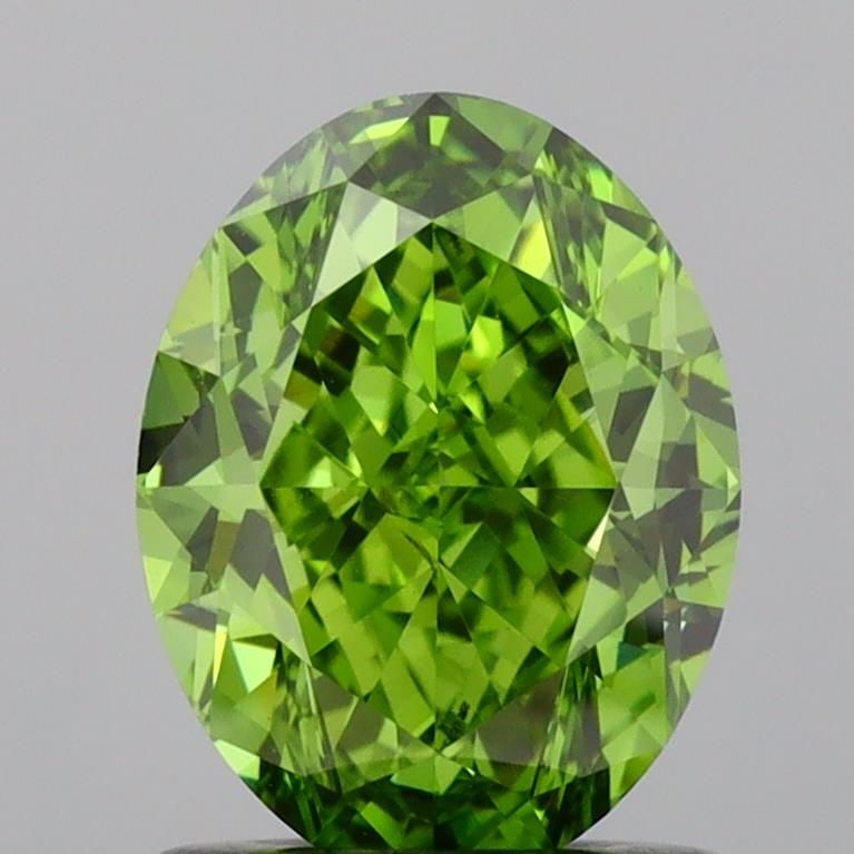 Loose Diamond - OVAL 1.27ct Fancy Vivid Green VS1 (1 of 1)